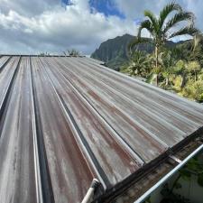 Pristine-Metal-Roof-cleaning-in-Haiku-Plantation-Kaneohe-Hawaii 3