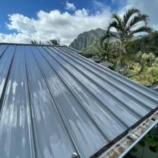 Pristine-Metal-Roof-cleaning-in-Haiku-Plantation-Kaneohe-Hawaii 4